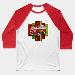 Santa Van Baseball T-Shirt